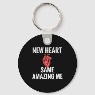 New heart same me heart transplantation survivor keychain