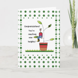 New Heights, Congratulations Card