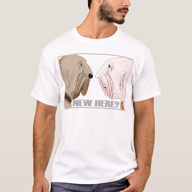New Here ? T-Shirt (Front)