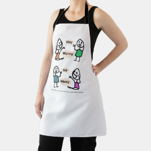 NEW Hey Wanna Get Messy Apron by RoseWrites 