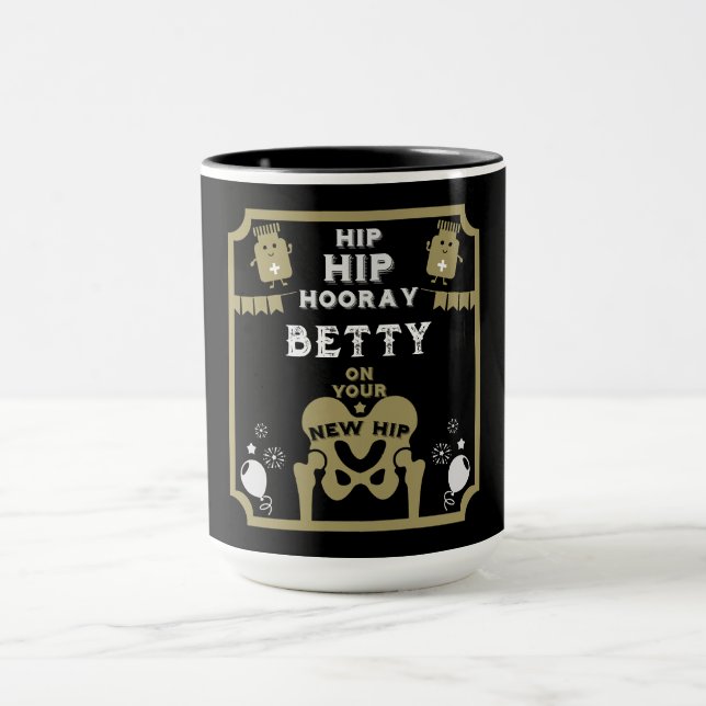 New Hip Replacement Get Well Mug (Center)