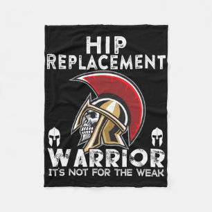New Hip Replacement Men Women Warrior Awareness Gi Fleece Blanket