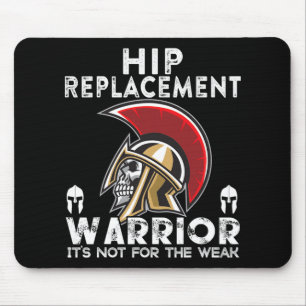 New Hip Replacement Men Women Warrior Awareness Gi Mouse Pad