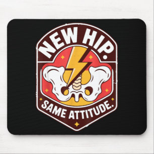New hip surgery recovery unwavering spirit mouse pad