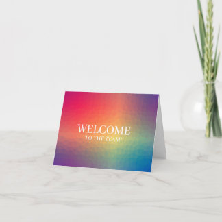 New Hire Series - Rainbow - Welcome Card