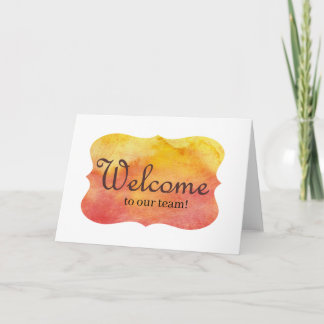 New Hire Series - Sunshine - Welcome Card