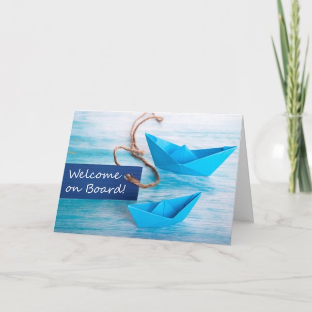 New Hire Series - Welcome To The Team - Onboard Card (Front)