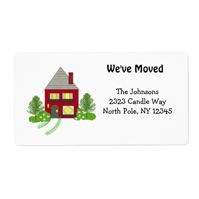 New Home Address (Front)