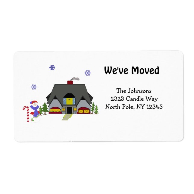 New Home Address (Front)