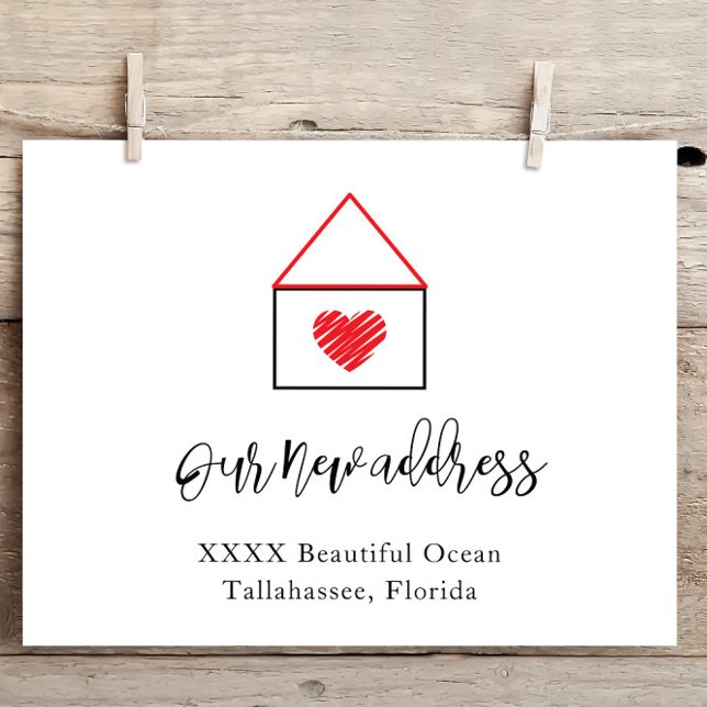 New Home Address Announcement  Postcard (Creator Uploaded)