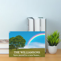 New Home Address Beautiful Rainbow Photo Moving