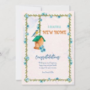 New Home Birdhouse Greeting Card