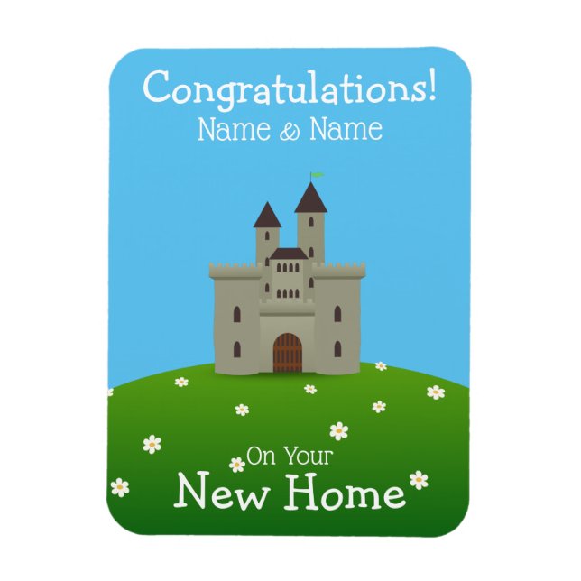 New Home Card Magnet (Vertical)