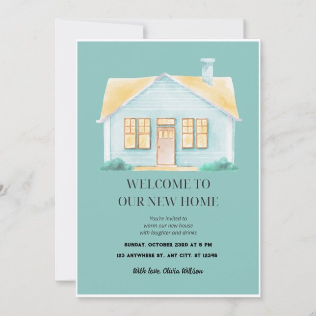 New Home Celebration Invitation (Front)