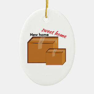 New Home Ceramic Ornament