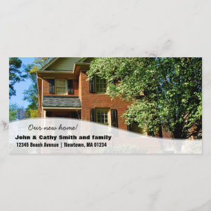 New home! Change of Address Custom Photo Cards