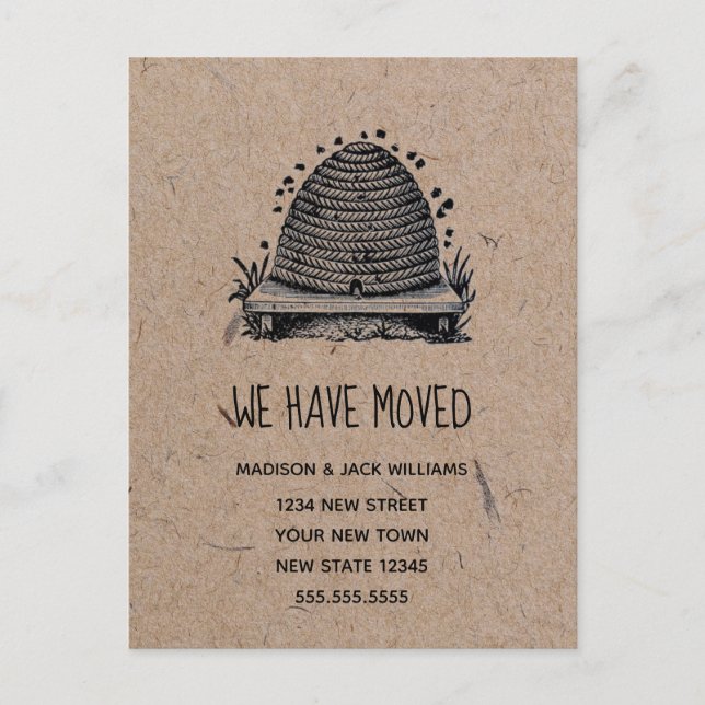 New Home | Change of address | Moving Announcement Postcard (Front)