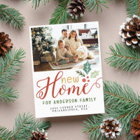 New Home Christmas Holiday Moving Photo