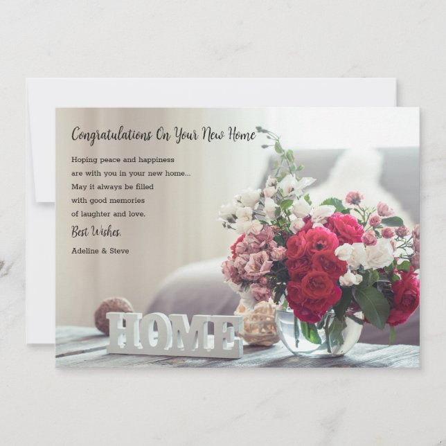 New Home Congratulations Card (Front)