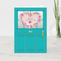 New Home Congratulations Door Wreath Personalize