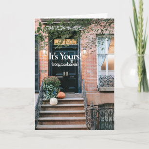 New Home Congratulations Greeting Card