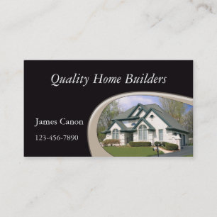 New Home Construction Business Card