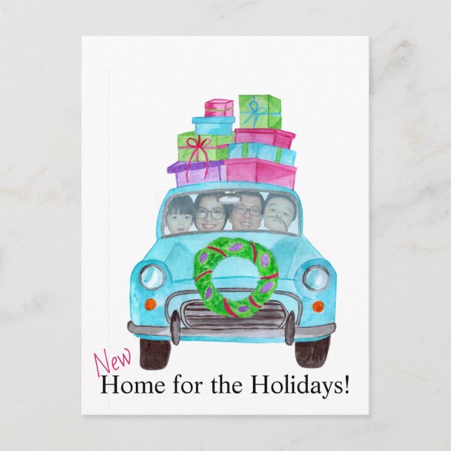 New Home customizable photo card (Front)