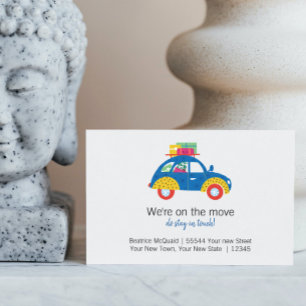 New Home Cute Moving Announcement Postcard
