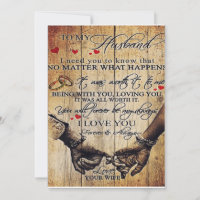 New Home Decor Gift | To My Husband Letter