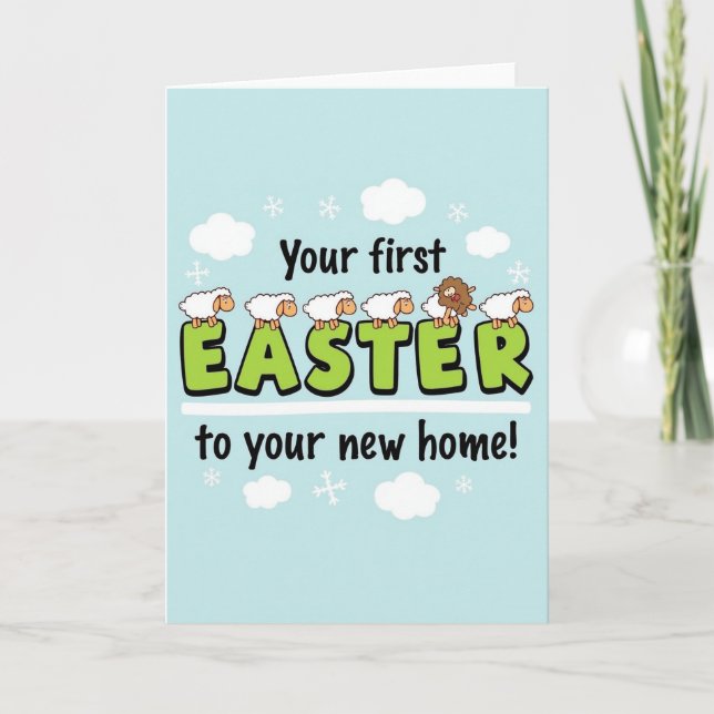 New Home Easter Card (Front)