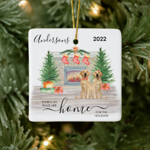 New Home First Christmas Personalized Photo Ceramic Ornament