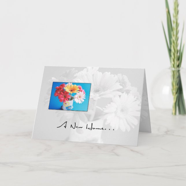 New Home Flowers Card (Front)