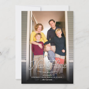 New Home for the Holidays Moving Announcement