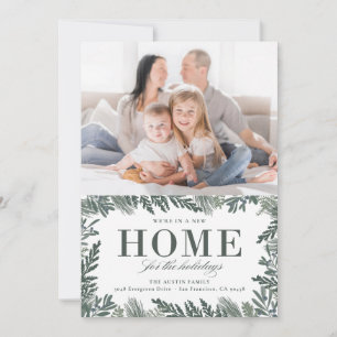 New home for the holidays moving announcement