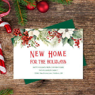 New Home For The Holidays Moving Home Announcement