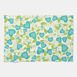 New Home Gift Valentine's Day Seamless Art Kitchen Towel