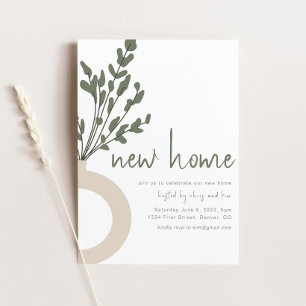 New Home Housewarming Party Invitation Template