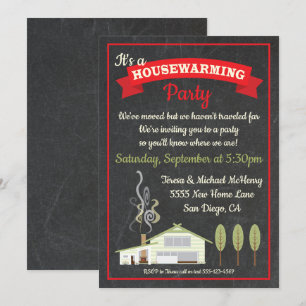 New Home Housewarming Party Invitations