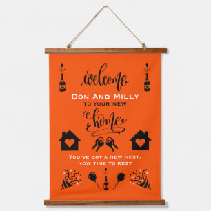 New Home Housewarming Welcome Hanging Tapestry