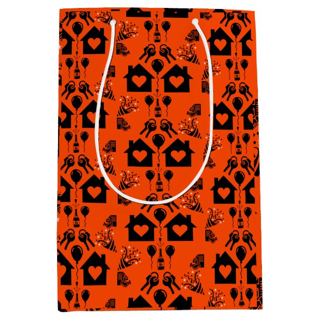 New Home Housewarming Welcome  Medium Gift Bag (Front)