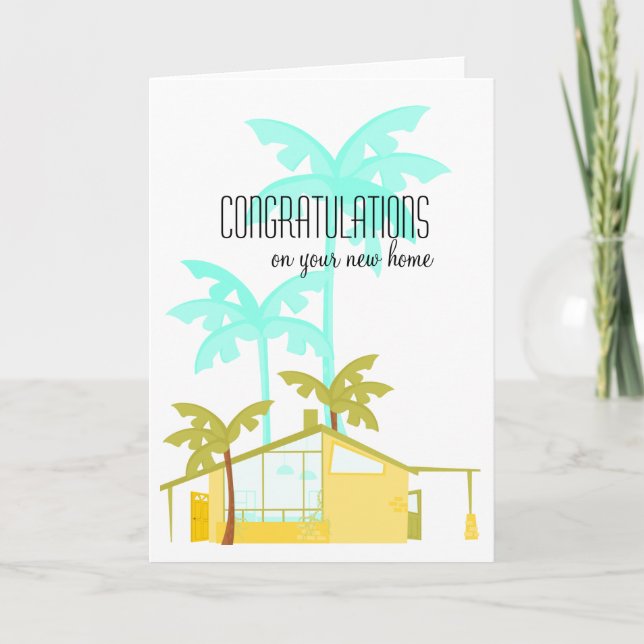 New Home in the Palms Card (Front)