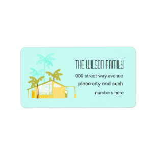 New Home in the Palms Label