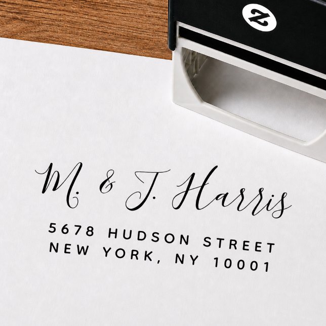 New Home Initials Address Self Inking Rubber Stamp (Creator Uploaded)