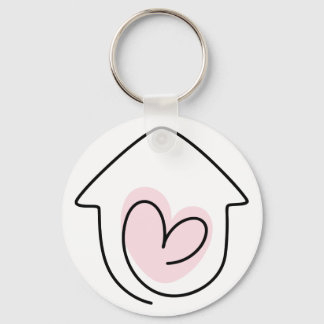 New Home Just Moved Keychain