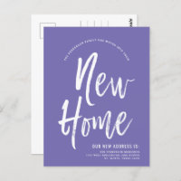 New Home | Minimal Lavender | New Address