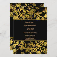 New home modern autumn fall housewarming party in