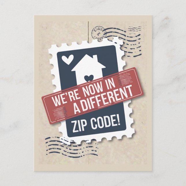 New Home Moving Announcement Postcard (Front)