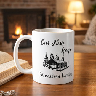 New Home moving to new house family name Coffee Mug