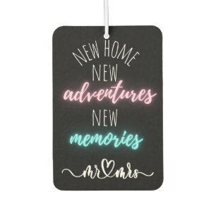 New home new adventures new memories Air Freshener