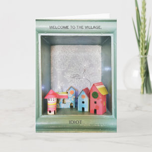 New home  New house  Paper houses  Colourful  Humo Card